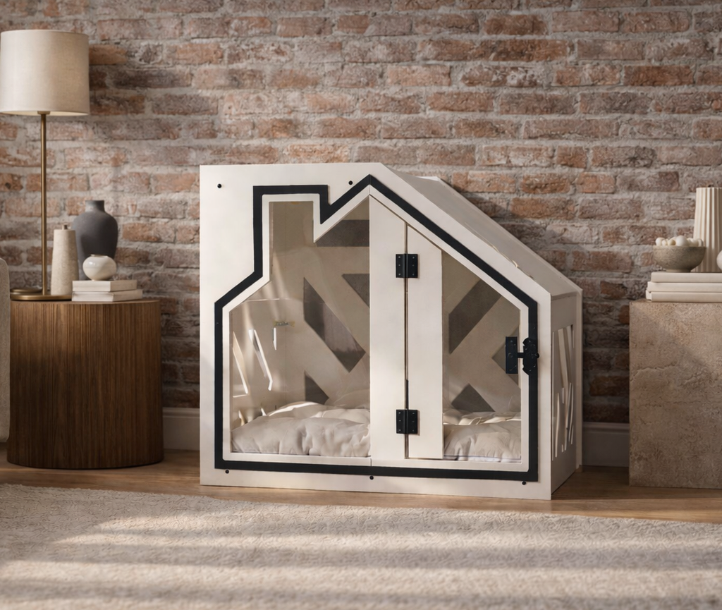 Bcl Beyaz Modern Kedi Evi