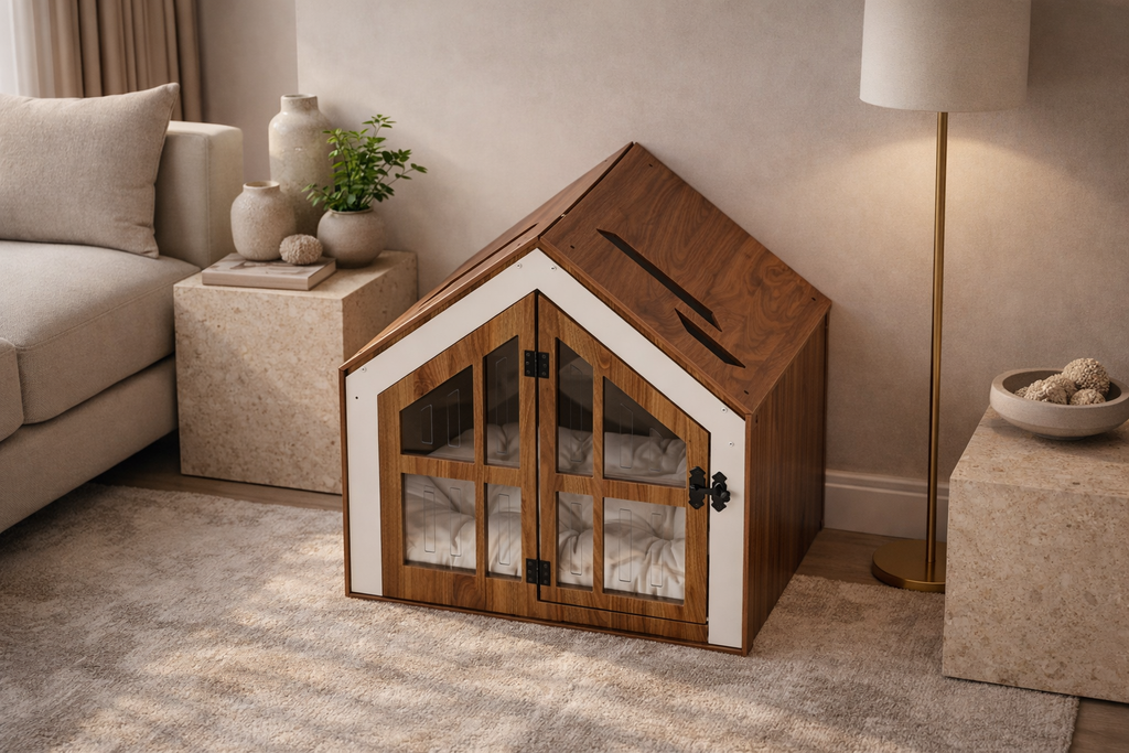 SB Ceviz Modern Kedi Evi