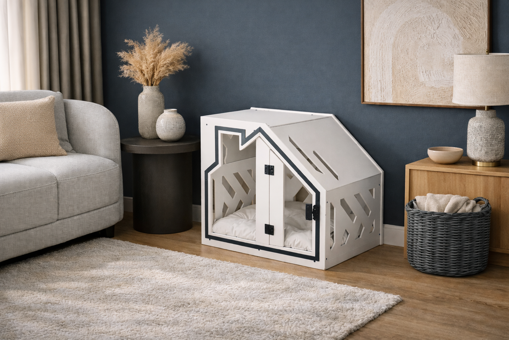 Bcl Beyaz Modern Kedi Evi