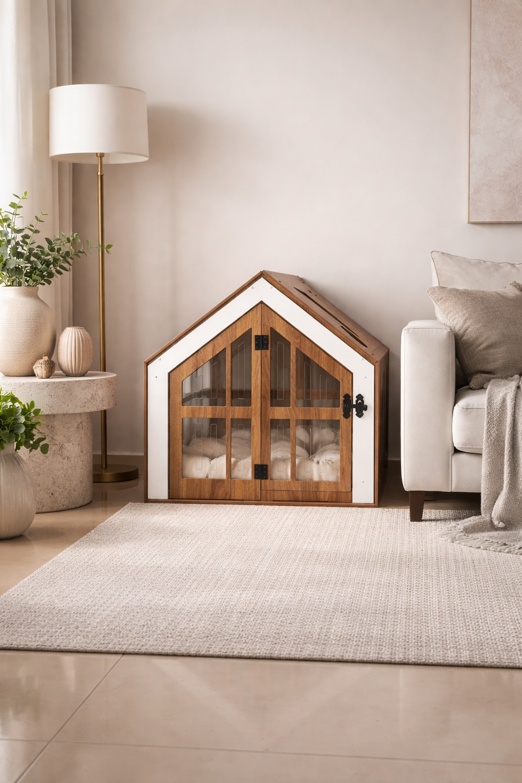 SB Ceviz Modern Kedi Evi