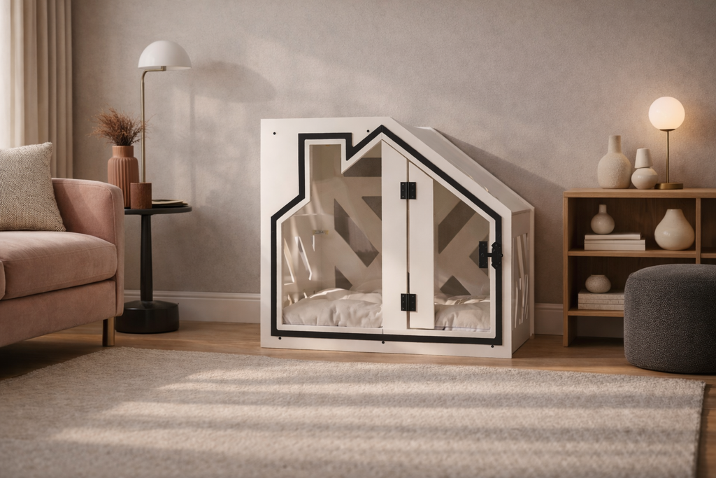 Bcl Beyaz Modern Kedi Evi