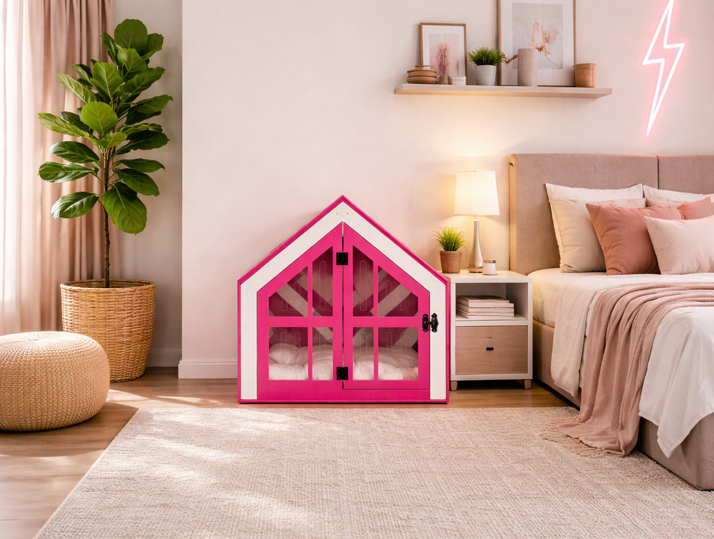 SB Pembe Modern Kedi Evi