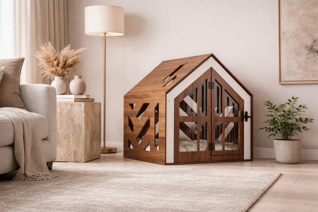 SB Ceviz Modern Kedi Evi