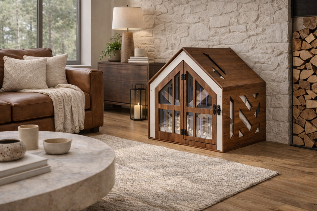 SB Ceviz Modern Kedi Evi