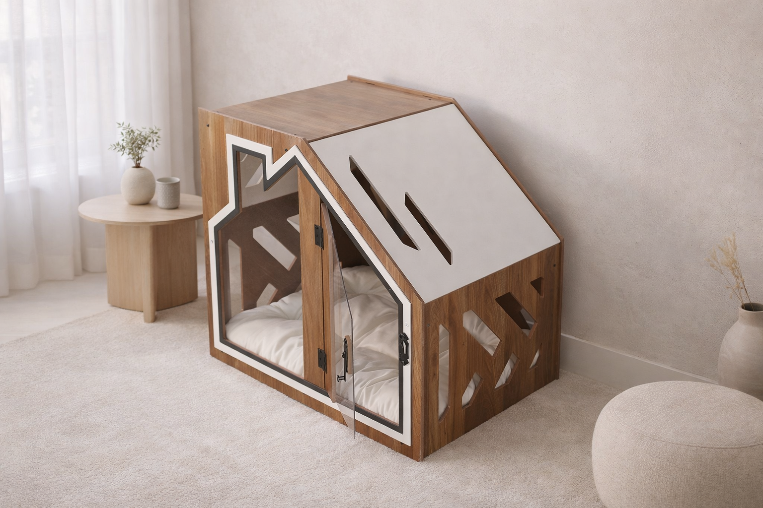 Bcl Ceviz Modern Kedi Evi