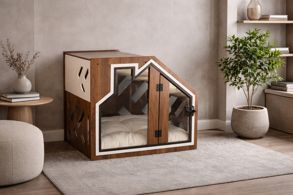 Bcl Ceviz Modern Kedi Evi