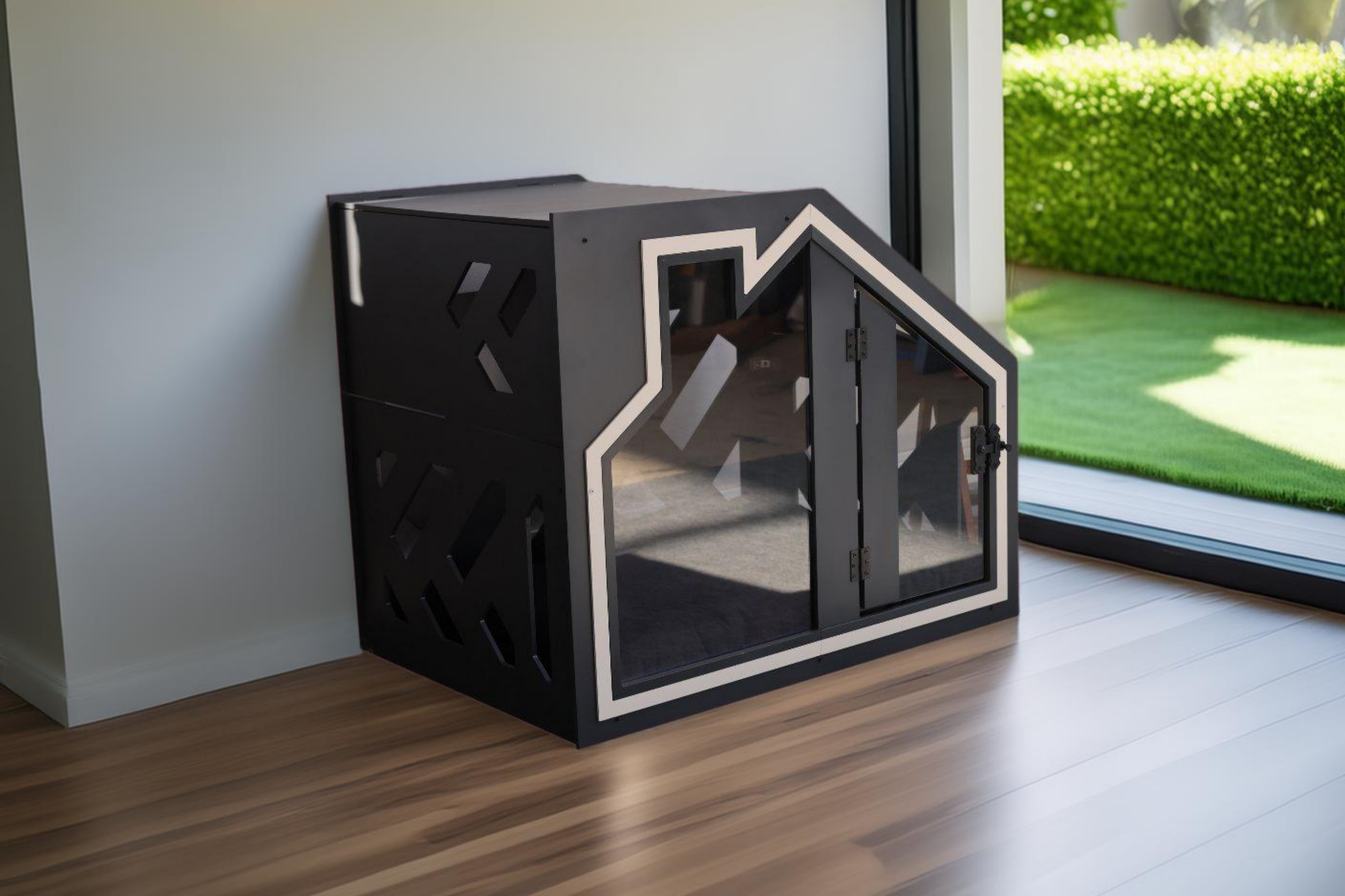 Bcl Siyah Antresit Kedi Evi