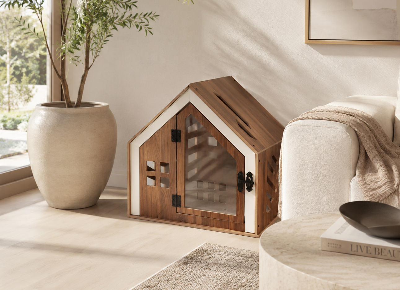 Mila 75 Modern Kedi ve Köpek Evi