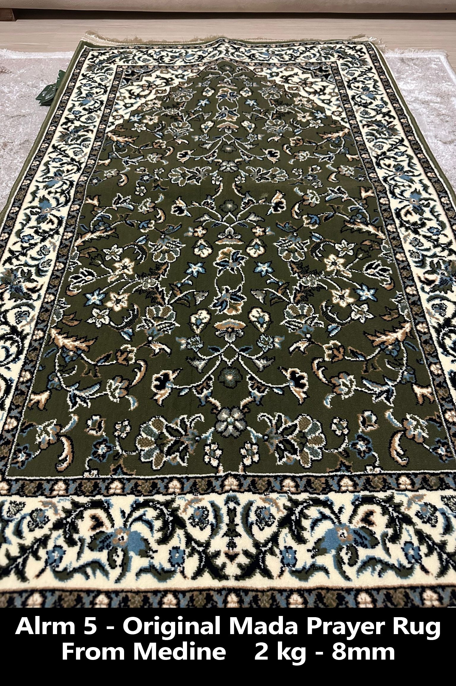 Alrm - Original Mada Prayer Rug - 2 Kg - 8 mm