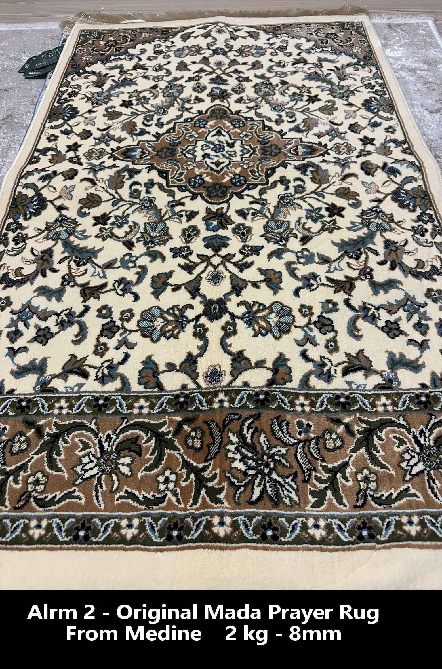 Alrm - Original Mada Prayer Rug - 2 Kg - 8 mm